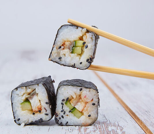 Papierowe opakowania do sushi